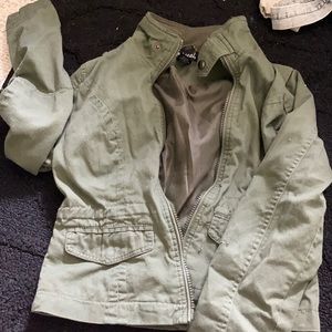 Army green jacket